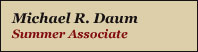 Summer Associate